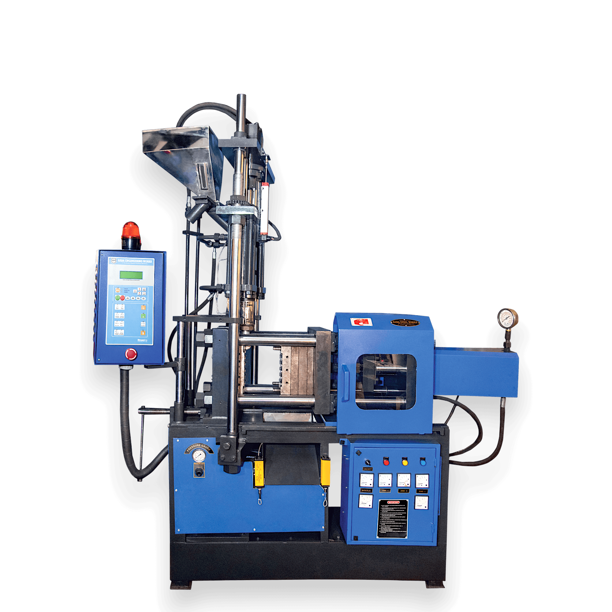 Ram Locking  Plastic Injection Moulding Machine  P.L.C (mini micro)